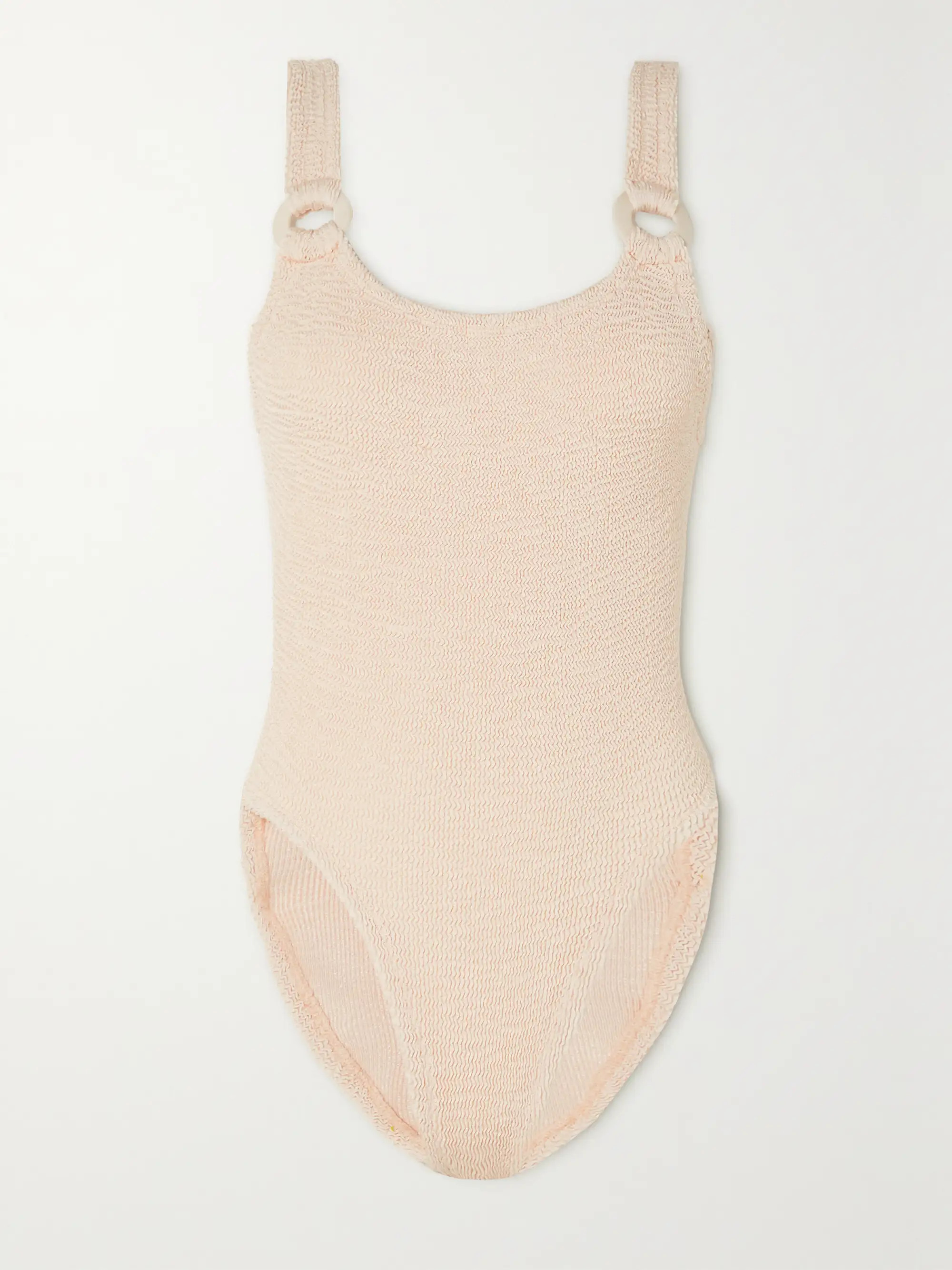 + Rose Inc Christy seersucker swimsuit | NET-A-PORTER (US)