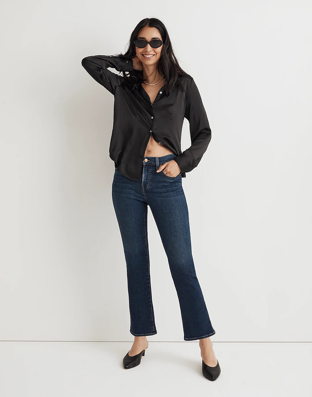 Petite Kick Out Crop Jeans in Pure White | Madewell