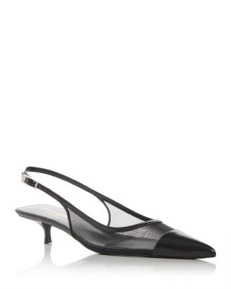 Women's Oxalis Slingback Kitten Heel Pumps | Bloomingdale's (US)