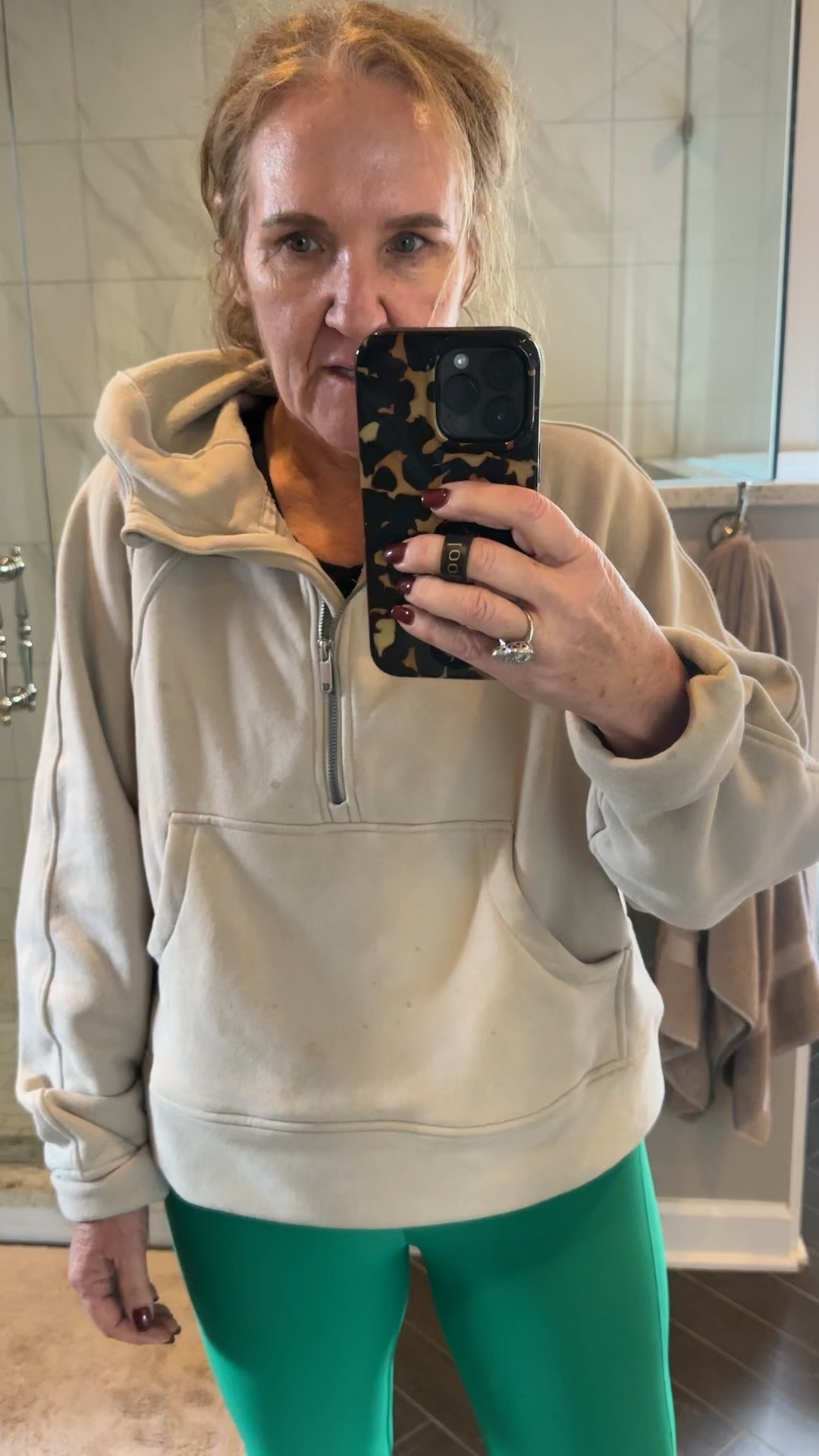 I love this hoodie. I’m wearing a size XL, which is quite oversized. You can probably go whatever your regular Amazon sizes. Comes in multiple colors and ready to be delivered tomorrow. This color you’re gonna have to wait a few weeks.

My Athleta performance leggings are great for burning and working out/walking. I love the compression. They are very comfortable side pockets! 

Athleta leggings Amazon activewear Amazon loungewear Amazon fashion

#LTKMidsize #LTKxPrimeDay #LTKActive