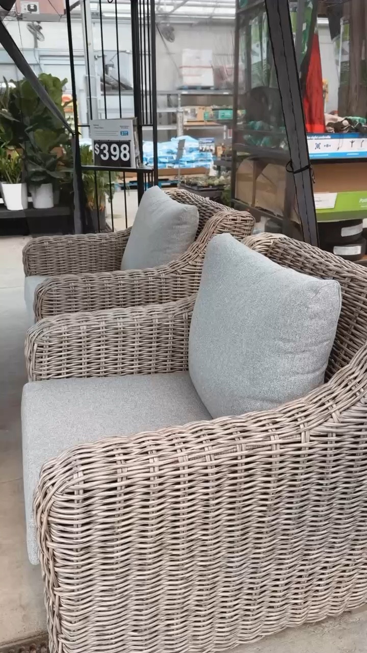If you’re looking to refresh your outdoor space this season, these wicker patio chairs are such a good find. They’re neutral, cozy, and would look beautiful on a porch or patio. Such a great option if you’re updating your outdoor furniture for spring and summer.

#ltkhome #ltkfinds #outdoorfurniture #patiofurniture #outdoorliving #patioinspo #porchdecor #outdoorstyle #summersetup #homefinds

#LTKHome #LTKmomlife