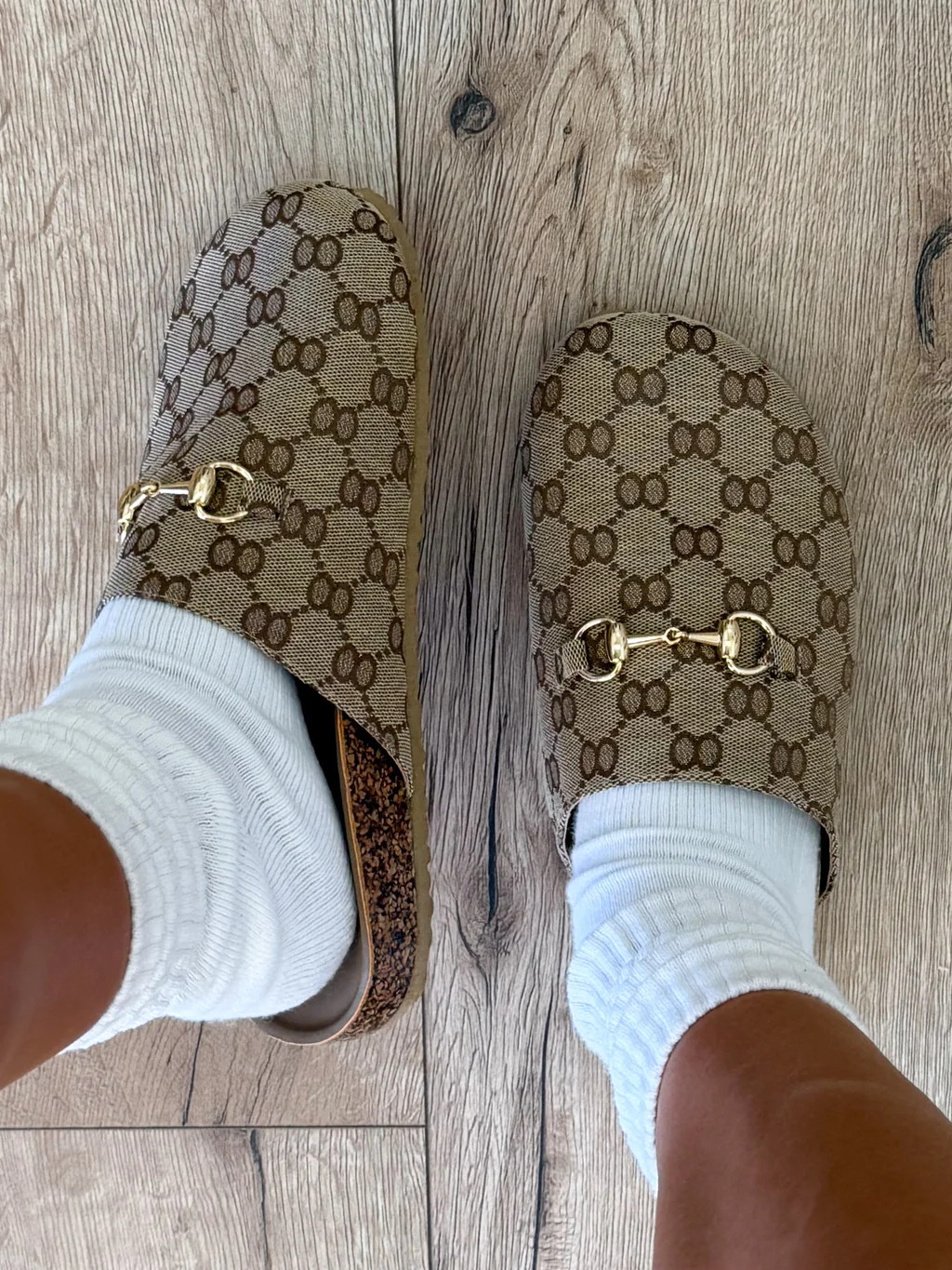 Canvas Horsebit Slides | RESTOCK | Shop Talulah