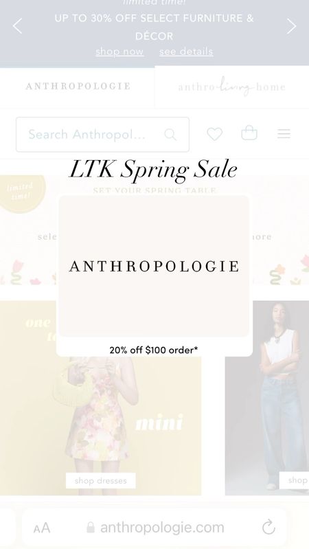 Shop the LTK Spring Sale with Anthropologie!

#LTKSpringSale #LTKsalealert
