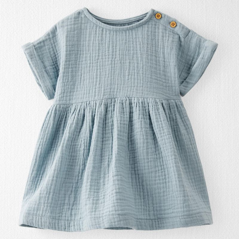 Baby Organic Cotton Gauze Dress | Carter's
