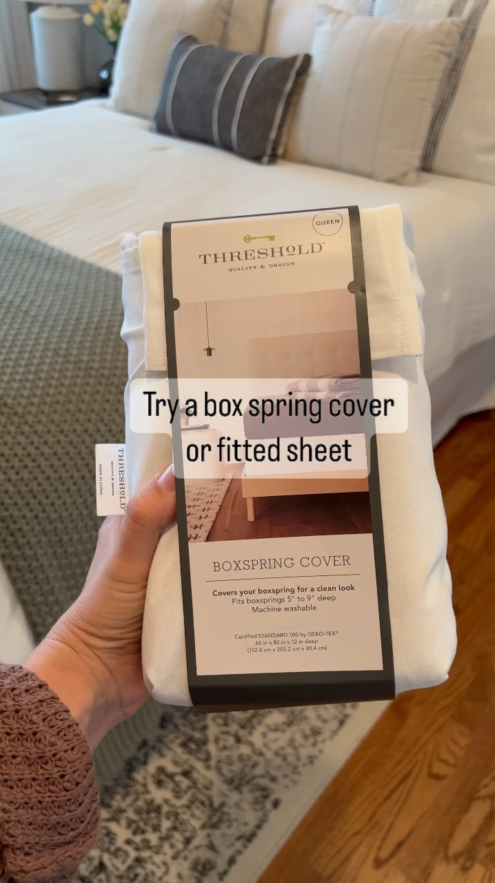 Update your bed skirt to a cleaner look!!! 

#LTKHome #LTKVideo