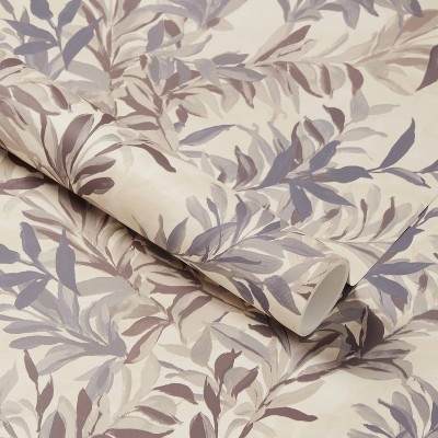 Woodland Vine French Blue - Threshold™: Self-Adhesive Vinyl Wallpaper, Floral Pattern, 27.5 Sq Ft Coverage | Target