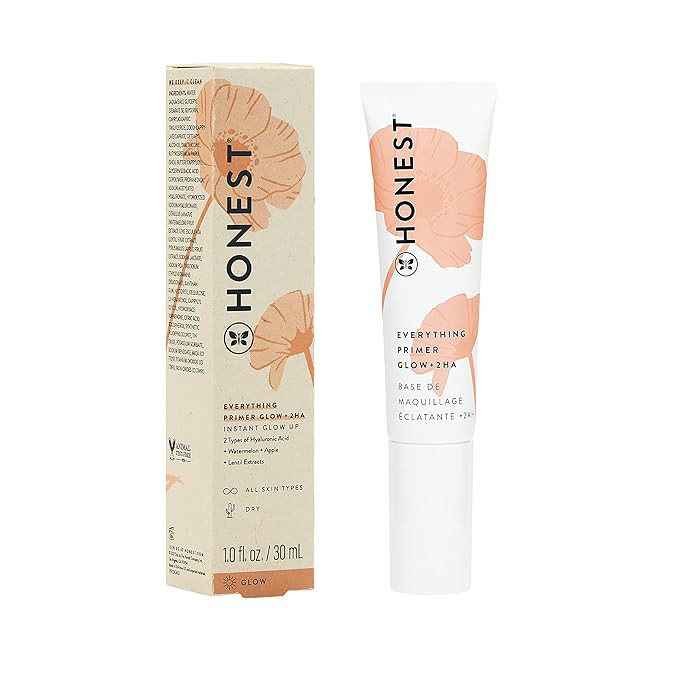 Honest Beauty Everything Glow Primer for All Skin Types | Preps, Brightens, + Hydrates Skin | 2 T... | Amazon (US)