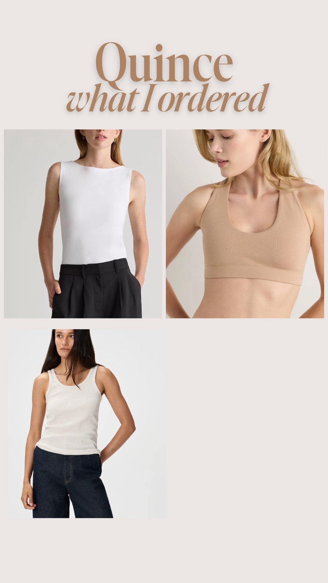 Just ordered a few basics from quince!

#LTKmomlife #LTKOver40 #LTKTall
