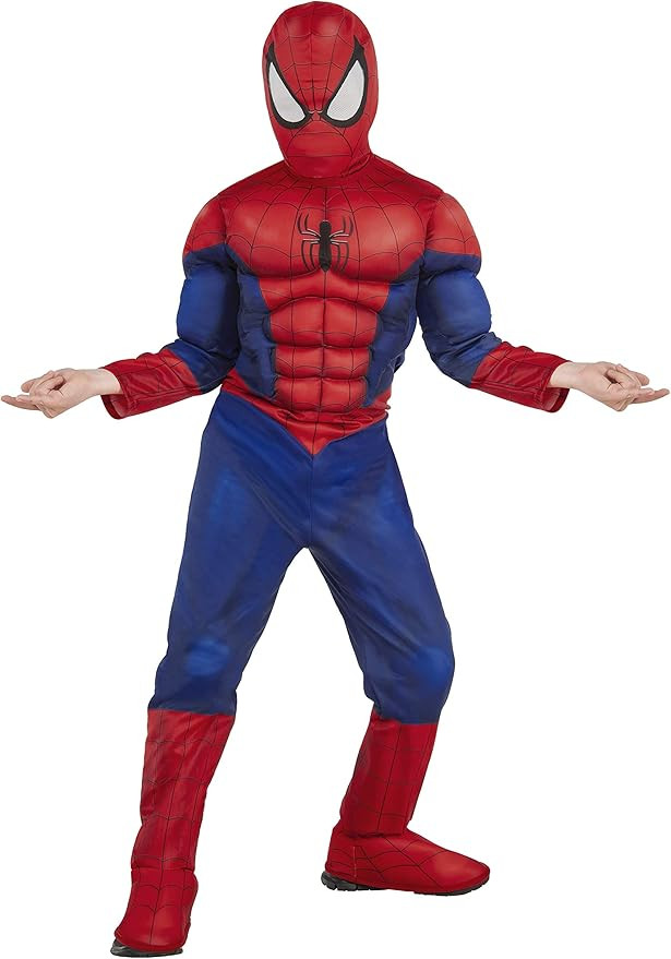 Rubie's Marvel Ultimate Spider-Man Deluxe Muscle Chest Costume, Child Small - Small One Color | Amazon (US)