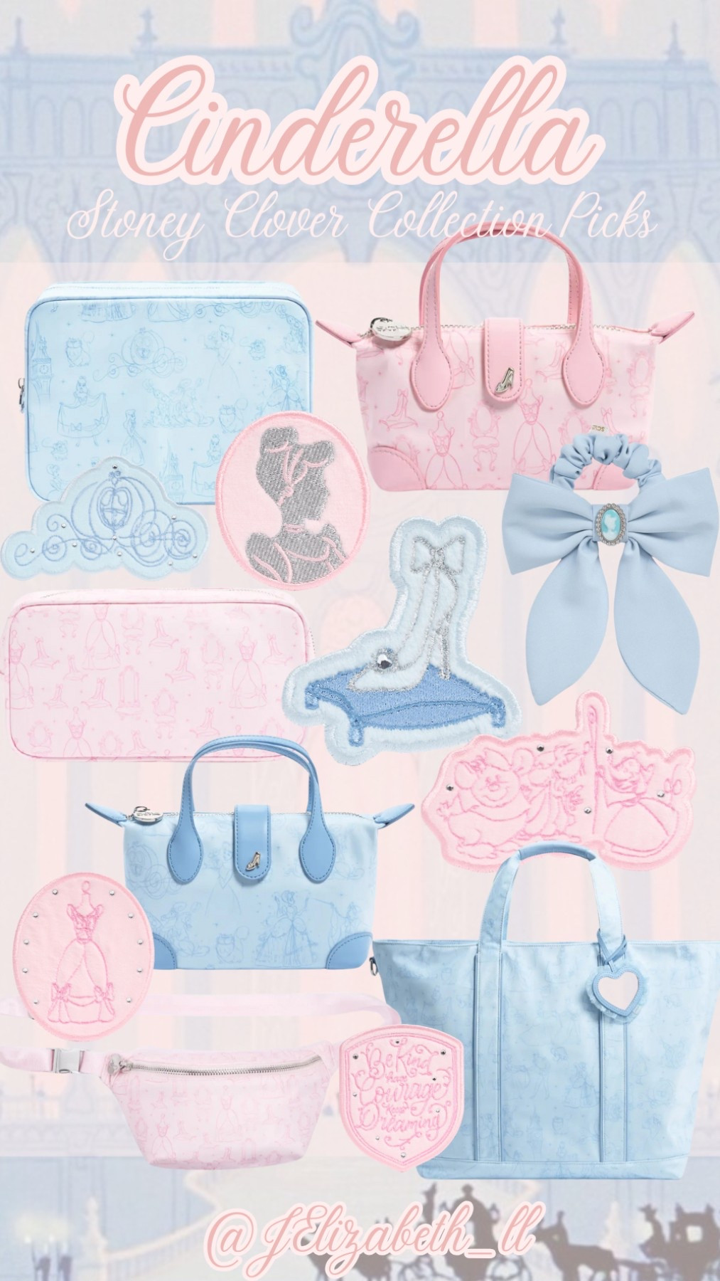 Cinderella Collection by Stoney Clover!🎀🫧🩵🪡 the prettiest collection I have ever seen!✨

#LTKWatchNow #LTKItBag #LTKStyleTip