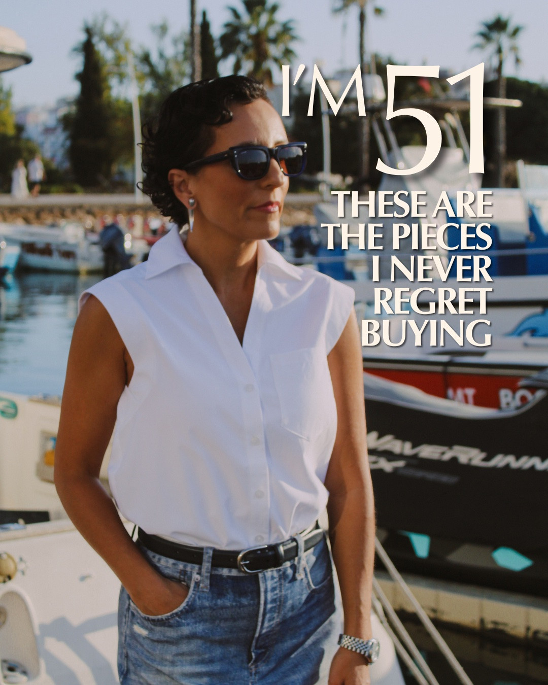 At 51, I'm much more selective about what earns a place in my closet. These are 5 pieces i never regret buying because they give me more ways to style what I already own, from great black pants to a crisp white button down and lightweight layers.

wardrobe essentials, style over 50, women over 50 style, classic wardrobe, black pants, white button down, cashmere sweater, animal print coat, timeless style, personal stylist, outfit ideas, stylewitheugenia