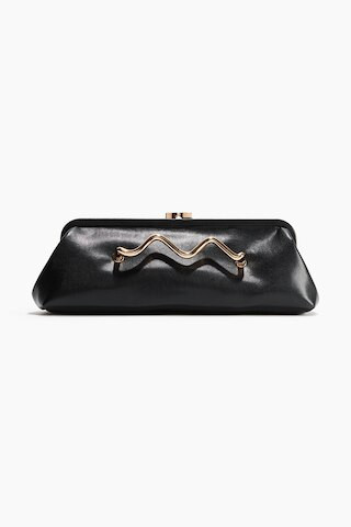 H & M - Metal-detail clutch - Black | H&M (UK, MY, IN, SG, PH, TW, HK)