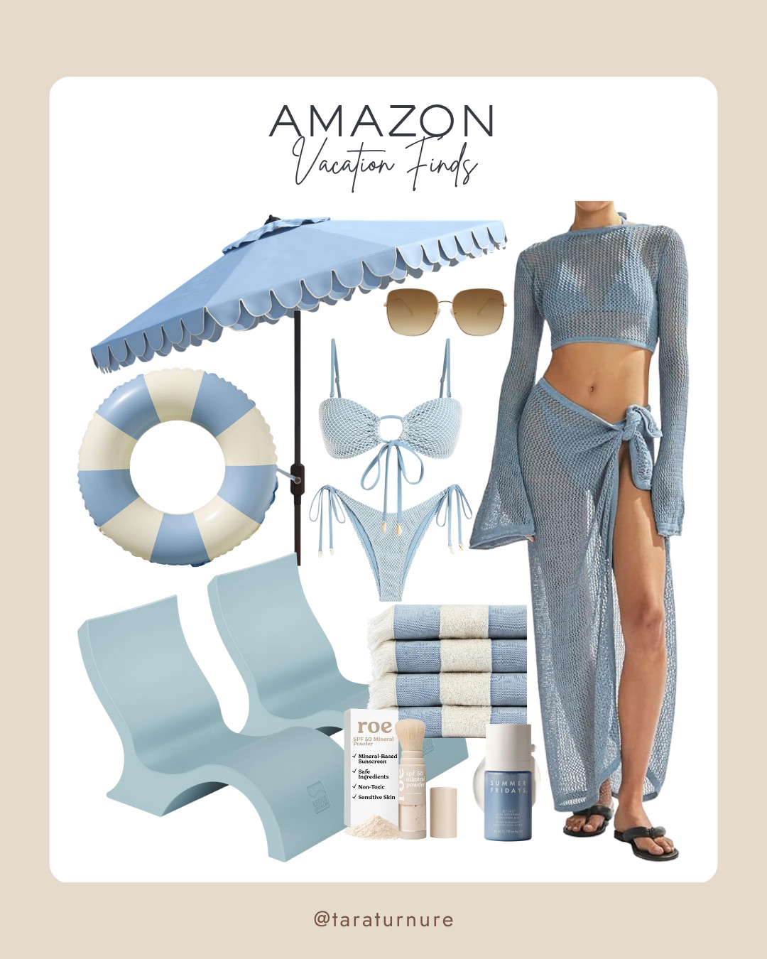 Coastal cool. A curated selection of Amazon vacation finds for a serene seaside escape. 

#AmazonFinds #VacationStyle #SummerAesthetic #BlueAesthetic #BeachEssentials #ResortWear #AmazonFashion #CoastalStyle 

 #LTKootd #LTKSwim #LTKTravel