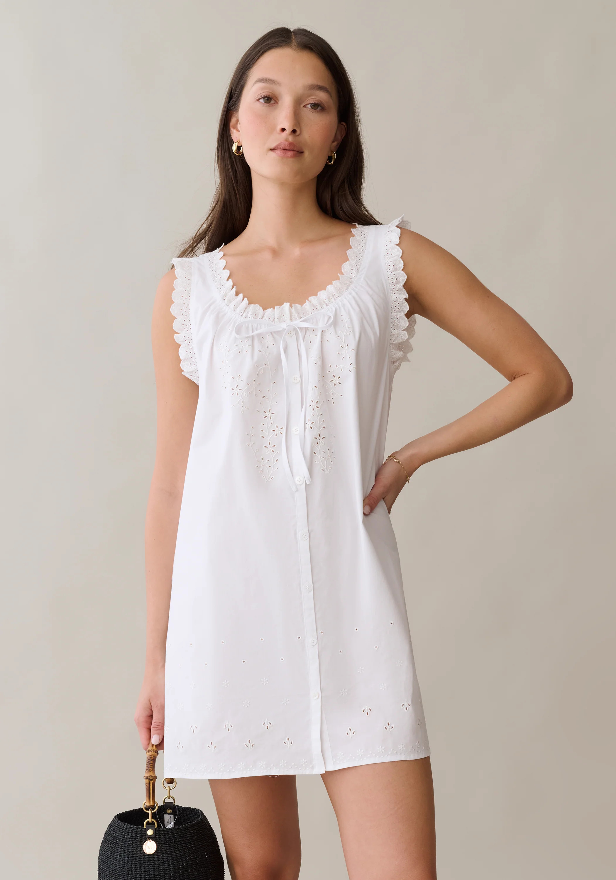 Caroline Cotton Dress | Few Moda