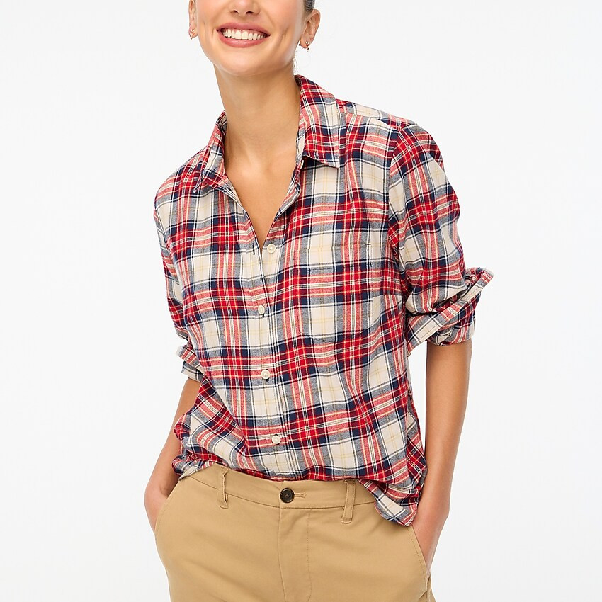 Flannel shirt in boy fit | J.Crew Factory