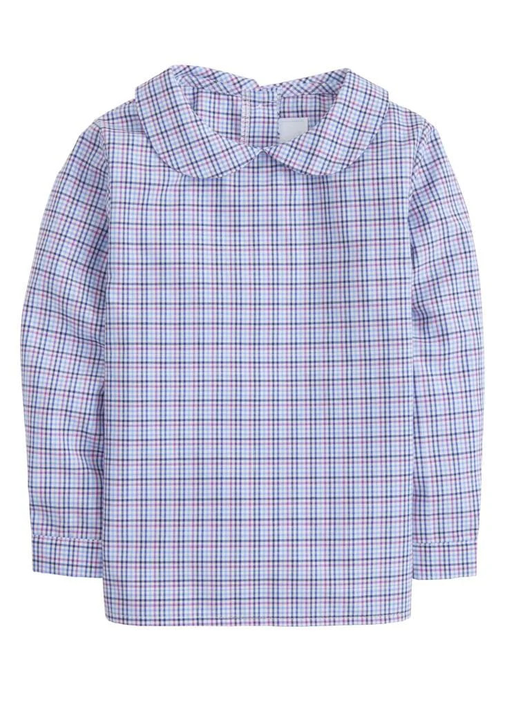 Peter Pan Shirt - Hawthorne Plaid | Little English