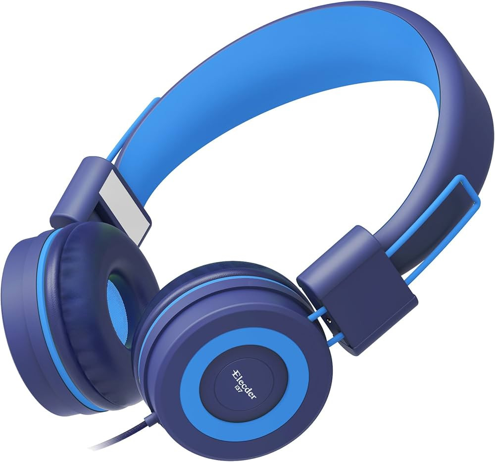 ELECDER i37 Kids Headphones Children Girls Boys Teens Foldable Adjustable On Ear Headphones 3.5mm... | Amazon (US)