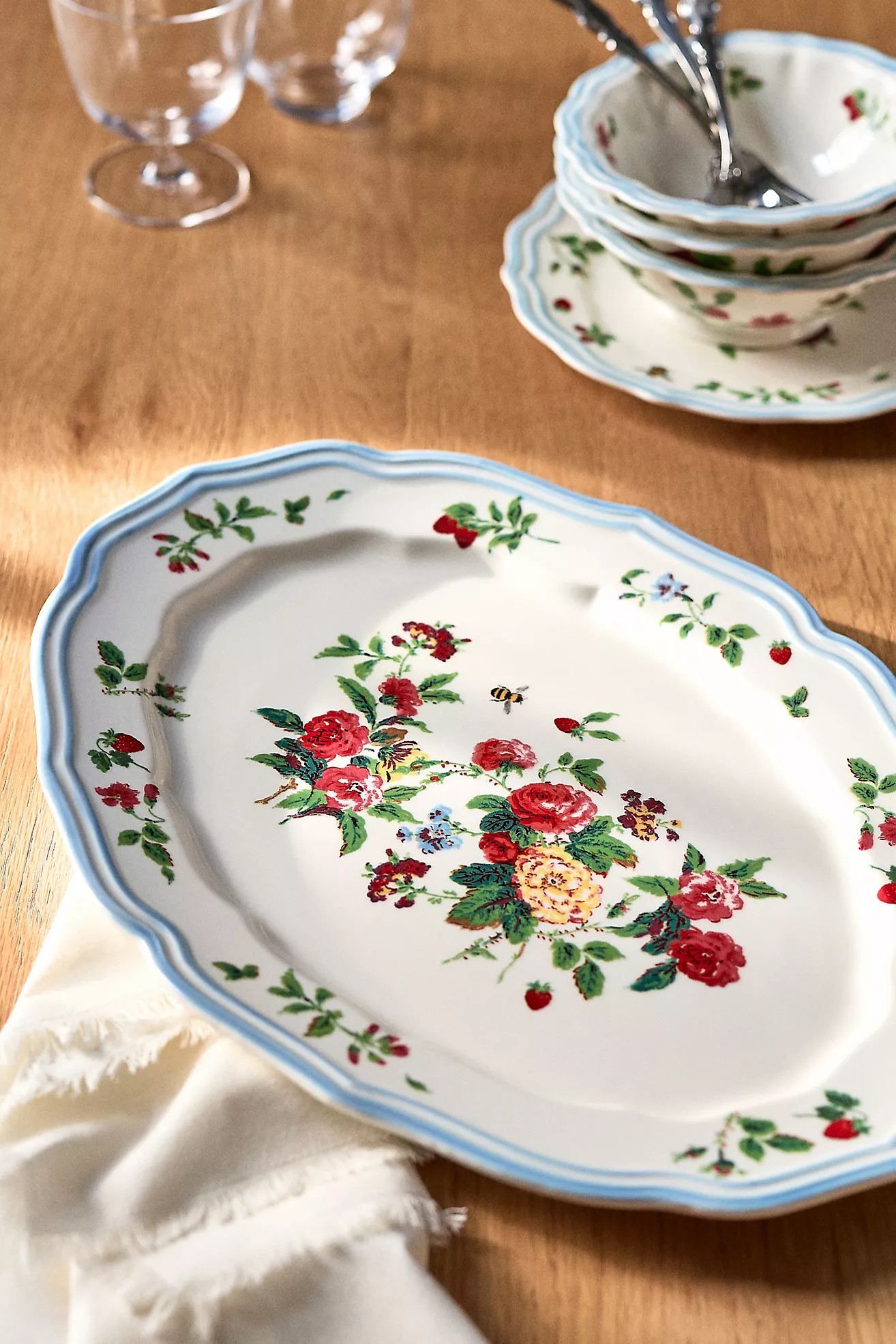 Camille Stoneware Platter | Anthropologie (US)