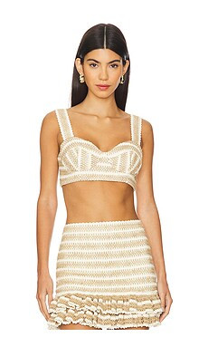 PatBO Jute Bralette Top in Sand from Revolve.com | Revolve Clothing (Global)
