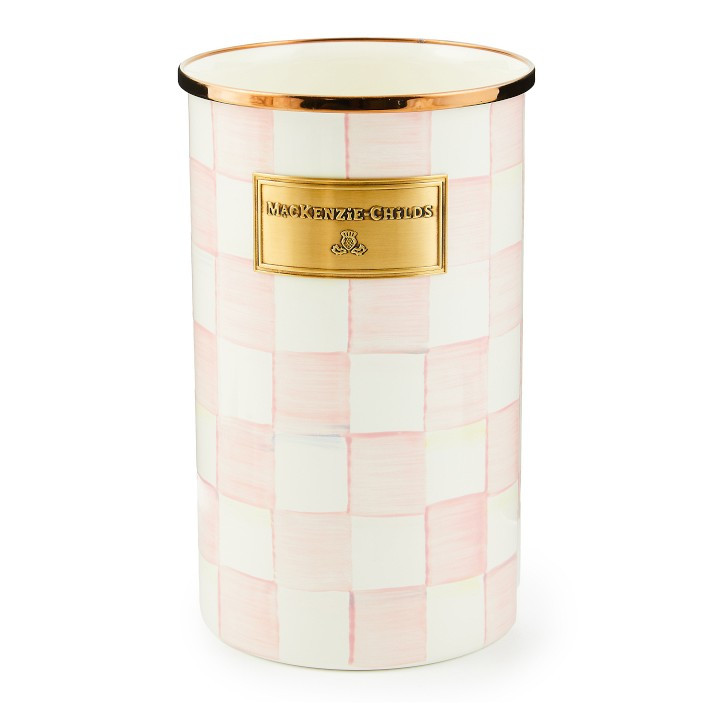 MacKenzie-Childs Rosy Check Utensil Holder | Williams-Sonoma