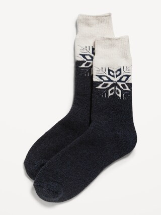 Cozy-Lined Crew Socks for Men | Old Navy (US)