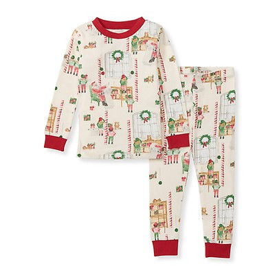 Santa's Workshop Organic Cotton Matching Family Pajamas | Burts Bees Baby