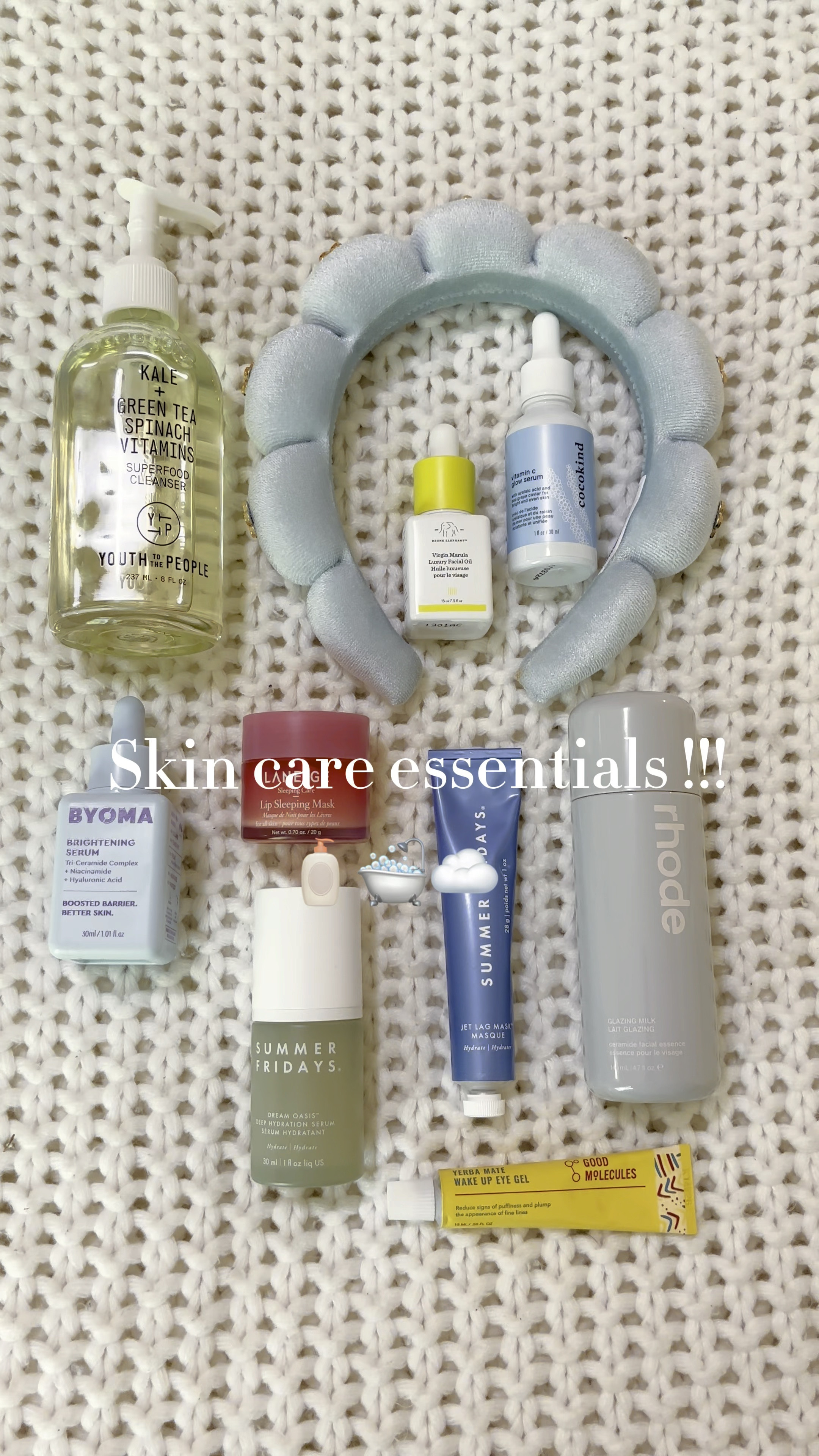 Skin Care Products I Love ☁️🫧🧴