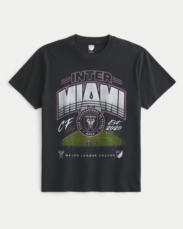 Relaxed Inter Miami CF Graphic Tee | Hollister (US)