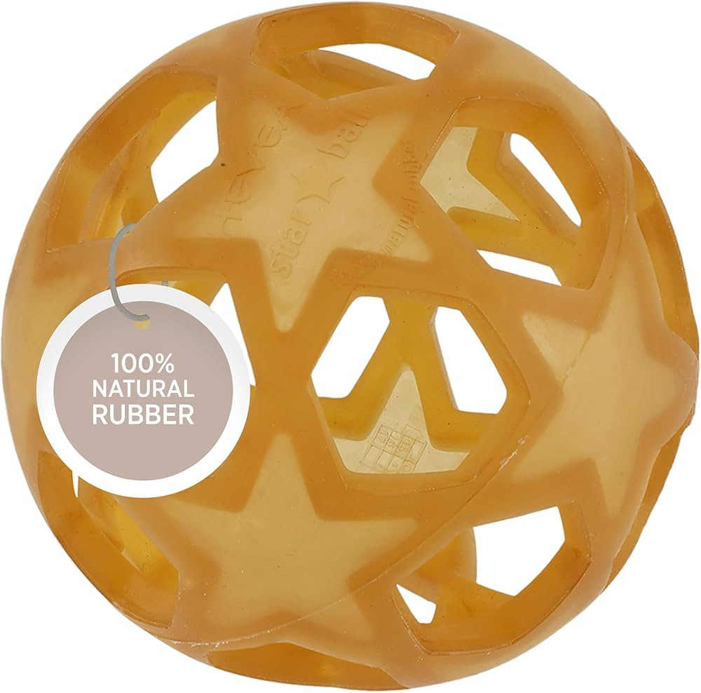 HEVEA Upcycled Star Ball Made from 100% Upcycled Natural Rubber Plant Based, Plastic-Free, Eco-Fr... | Amazon (US)