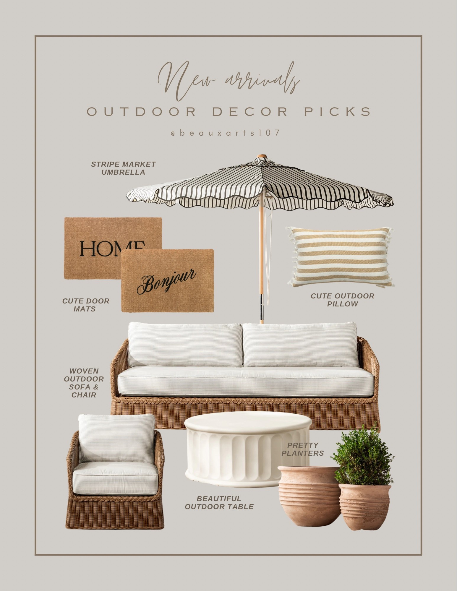 Check out these beautiful new outdoor arrivals from McGee & Co!

#LTKHome #LTKSeasonal #LTKStyleTip