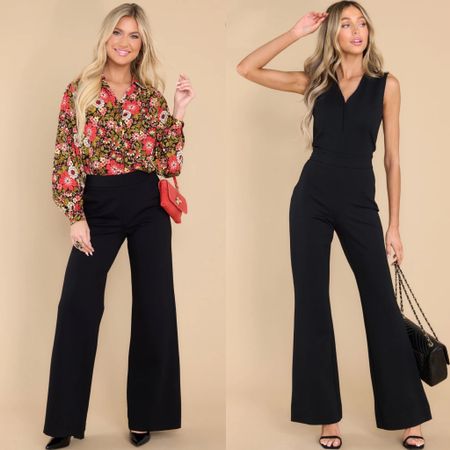 How cute are these outfits! This jumpsuit I would pair up with a cute blazer for work. Anyone else like jumpsuits?? I really love how comfy they are! 

#LTKSeasonal #LTKworkwear #LTKstyletip
