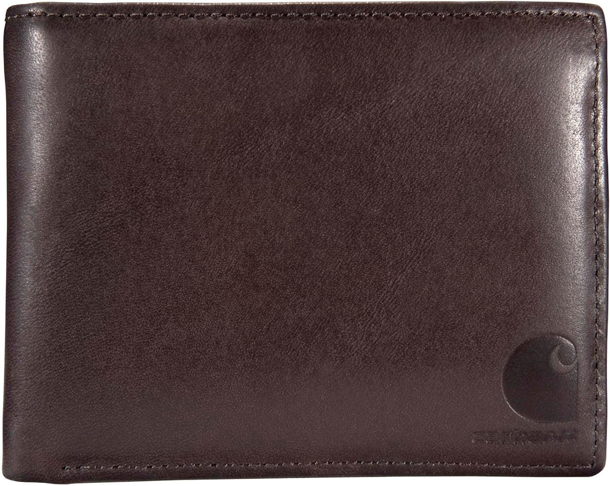 Carhartt Men’s Oil Tan Leather Wallet, Front Pocket, Paccasse & Trifold Designs, Long-Lasting C... | Amazon (US)