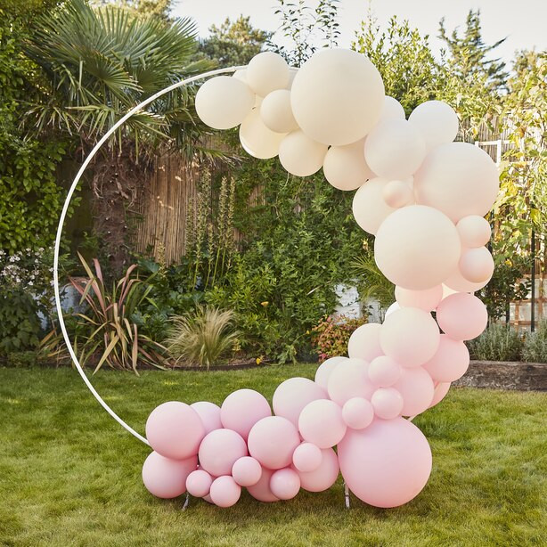 Balloon Arch - Pink, Cream & White | Indigo (CA)
