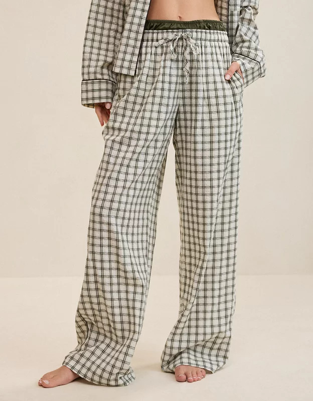 OVERSLEPT by Aerie Seersucker Trouser Pant | Aerie