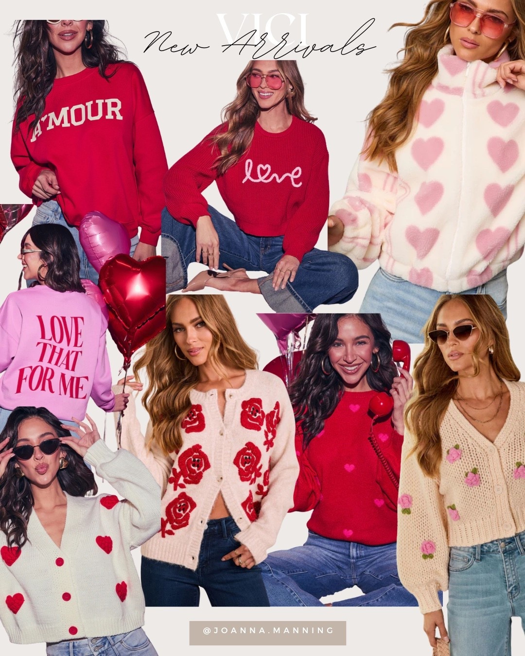 Valentine’s Day outfits under $50 - red sweaters, heart sweaters, Valentine’s Day graphics - all on sale for 35% off! Cute date night outfit 

#LTKmomlife #LTKSaleAlert #LTKFindsUnder50