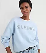 Sleigh Sequin Sweatshirt | LOFT