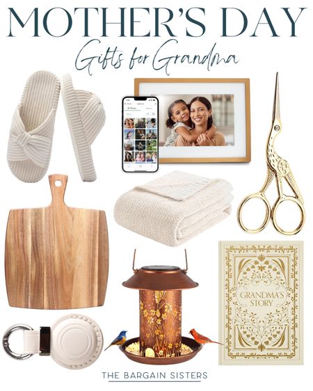 Mother’s Day - Gifts for Grandma 

| Amazon Gifts | Amazon Finds | Gifts for Her | Gifts for Mom | Gifts for Mother-In-Law | Birdfeeder | Vintage Scissors | Slippers | Grandma’s Story | Digital Picture Frame | Throw Blanket | AirTag 

#LTKFamily #LTKHome #LTKGiftGuide