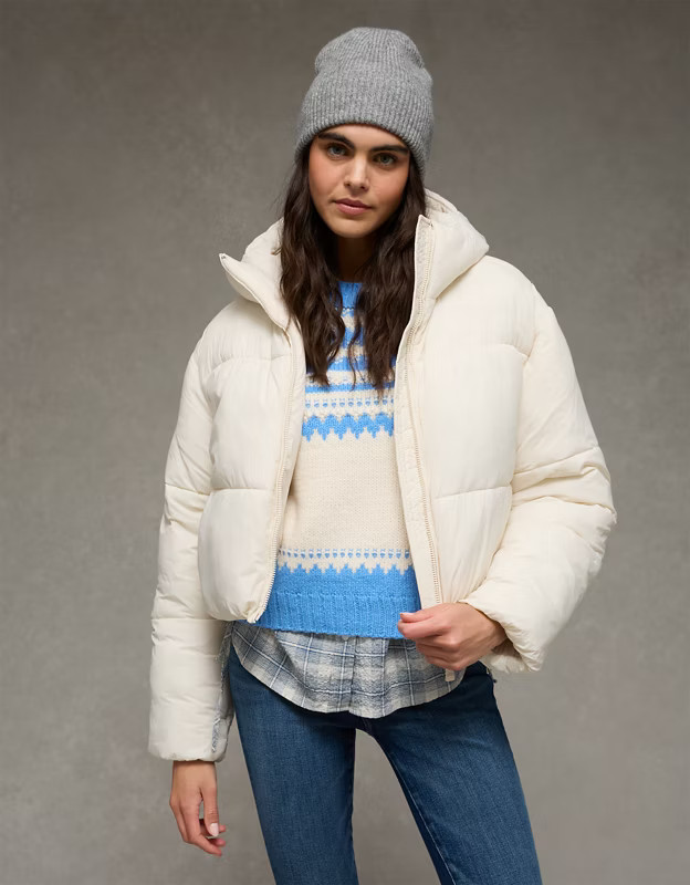 AE Lightweight Puffer Jacket | American Eagle Outfitters (US & CA)