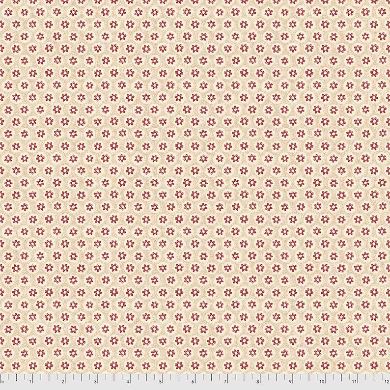 Honeycombe in Red, Morris & Co Quilt fabric for Free Spirit Fabrics Kelm Scott collection | Etsy (US)