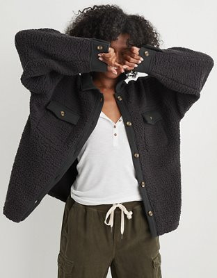 Aerie Cloud Sherpa Jacket | American Eagle Outfitters (US & CA)
