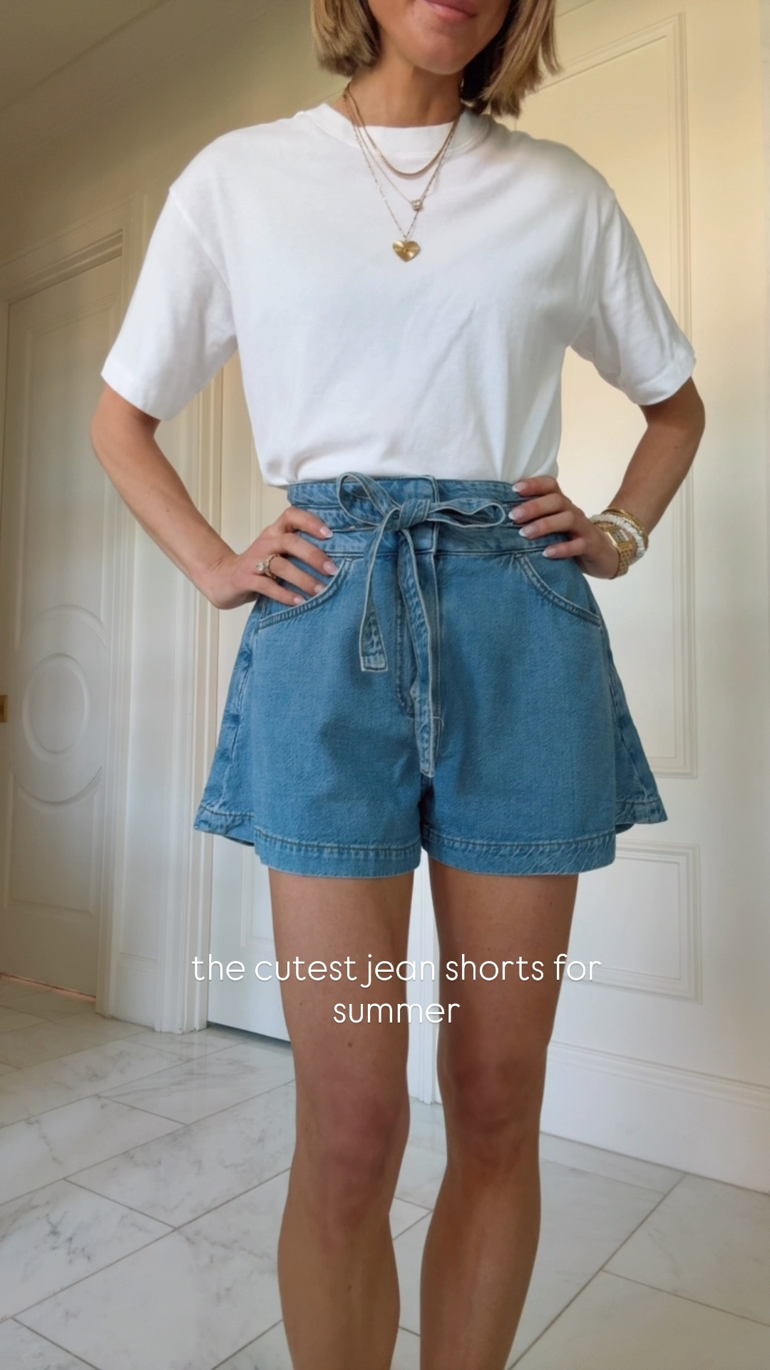Love this jean shorts! A best seller this week - wearing size 25