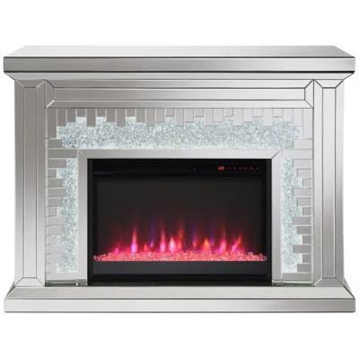 Rectangular Freestanding Fireplace Mirror | Wayfair North America