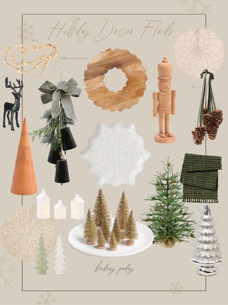 Holiday Decor Finds 

Christmas decor , seasonal decor , Christmas tree , bells , pinecone , Christmas village , Target , Walmart , reindeer 

#LTKSeasonal #LTKunder50 #LTKHoliday