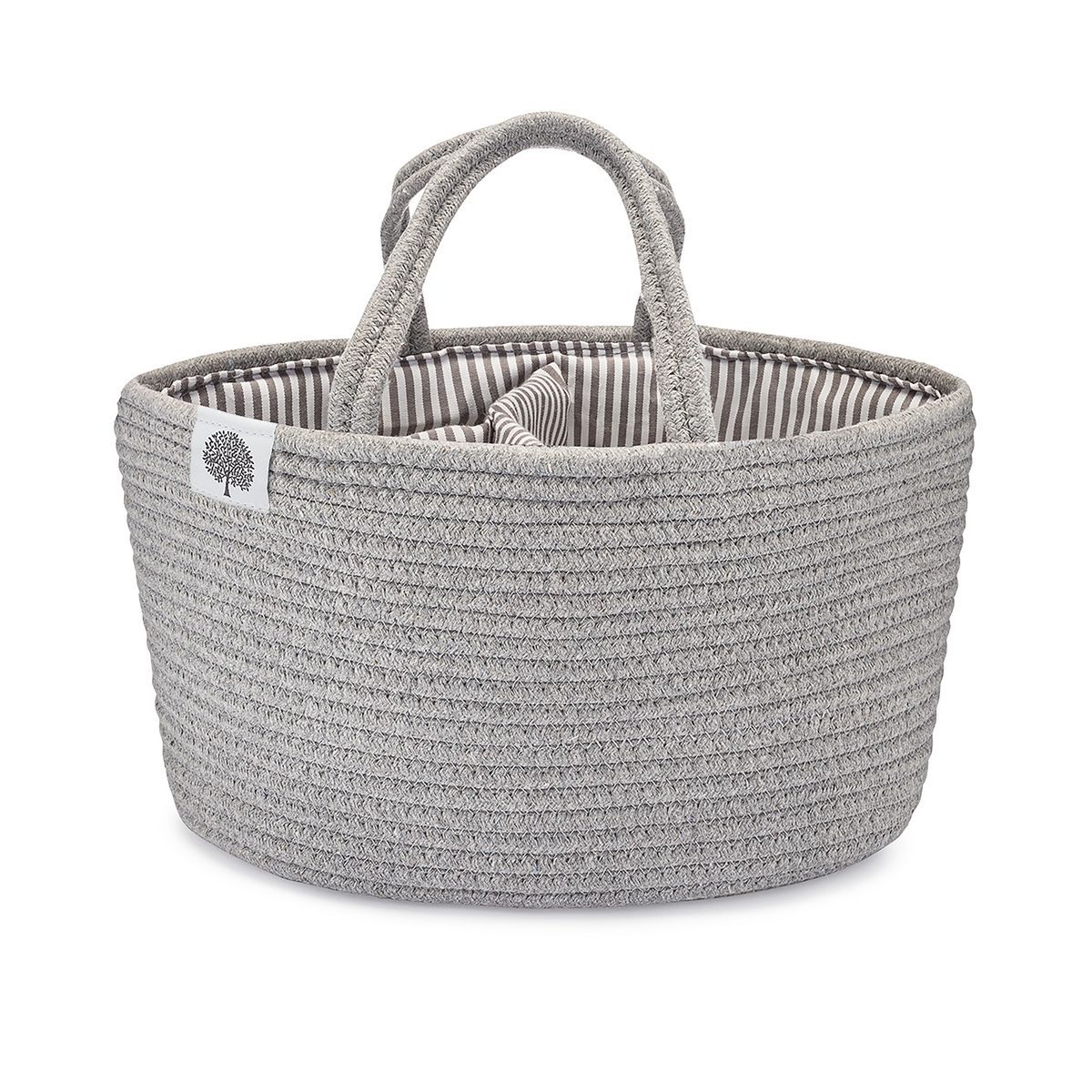 Parker Baby Co. Rope Diaper Caddy Organizer - Gray | Target