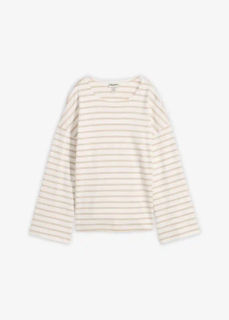 Gestreiftes Langarmshirt aus Bio-Baumwolle | Bonprix DE