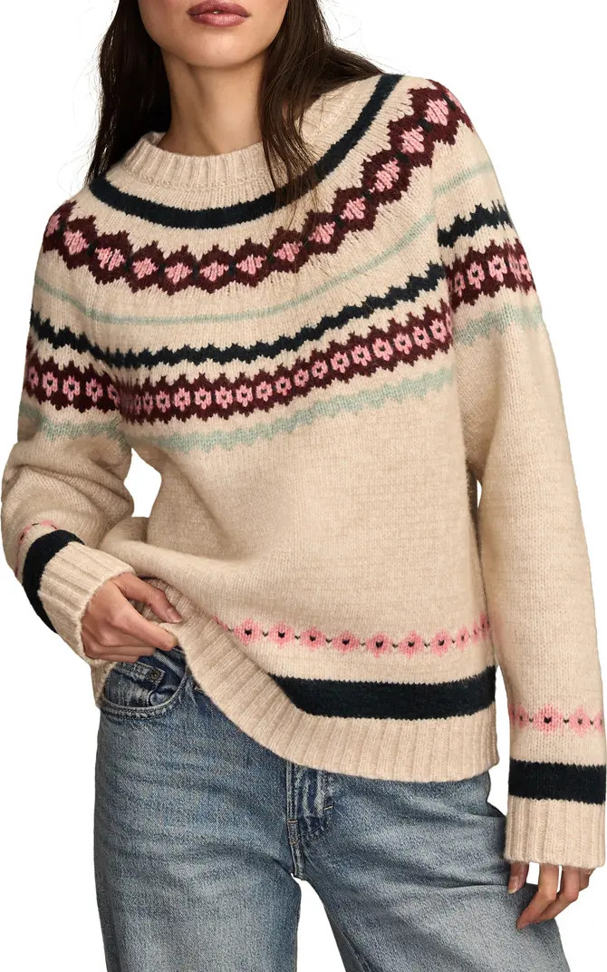 Fair Isle Crewneck Sweater | Nordstrom