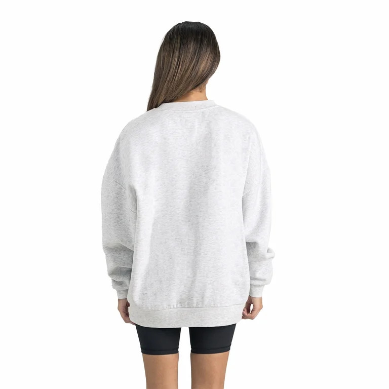 Women's Gameday Couture Gray Miami Hurricanes Premium Fleece Drop Shoulder Oversized Pullover Swe... | Walmart (US)