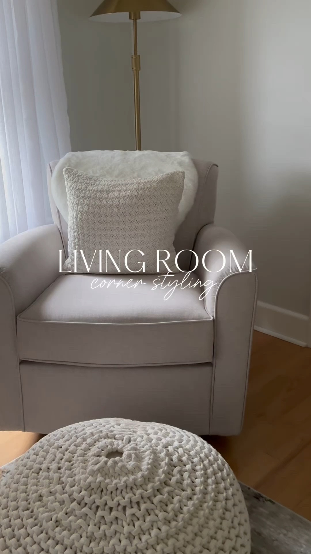 Found this gold lamp at home goods on clearance and just saw that it’s online now as well! Love the gold shade. I have multiple of these target poofs and they are so comfortable and we use them all of the time! 

#LTKHome #LTKStyleTip #LTKFindsUnder100