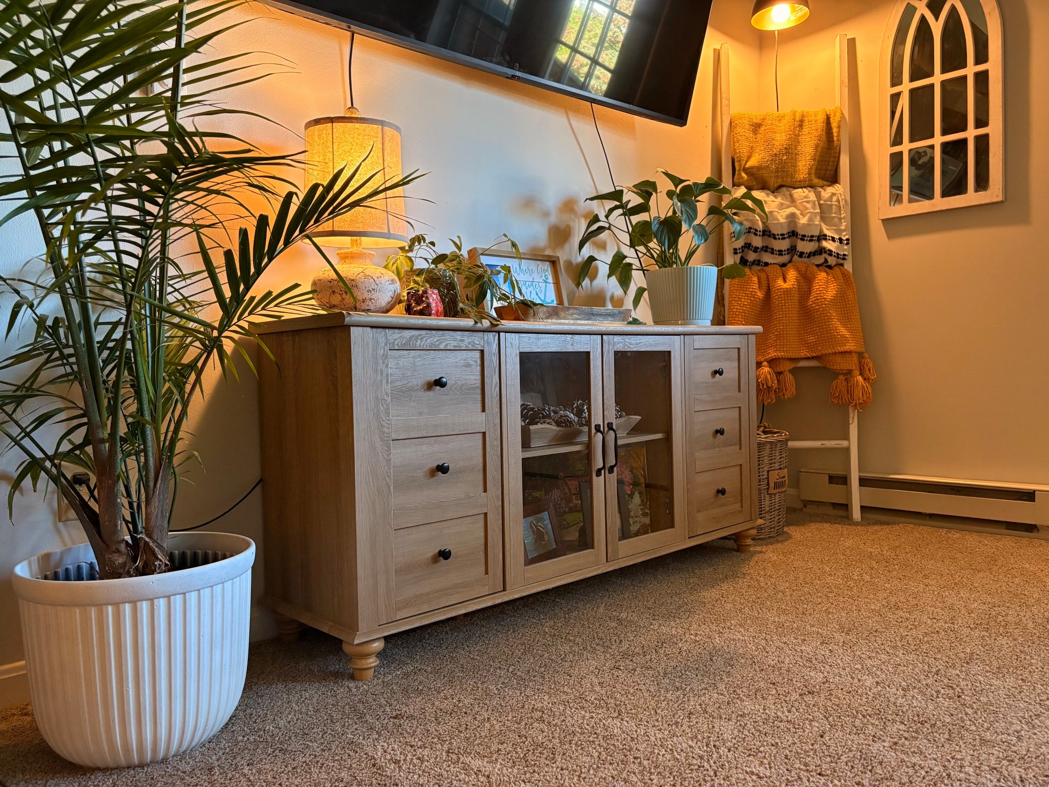 I bought this console table originally for our dining room but I just love it so much more in our living room 🤍 



Home decor / home refresh / modern farmhouse 

#LTKHome #LTKStyleTip #LTKFamily