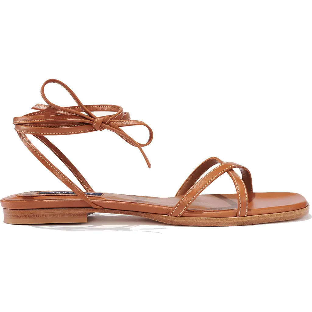MARGAUX The Wrap Sandal in Saddle at Nordstrom, Size 40 | Nordstrom
